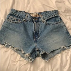 Vintage denim cutoffs